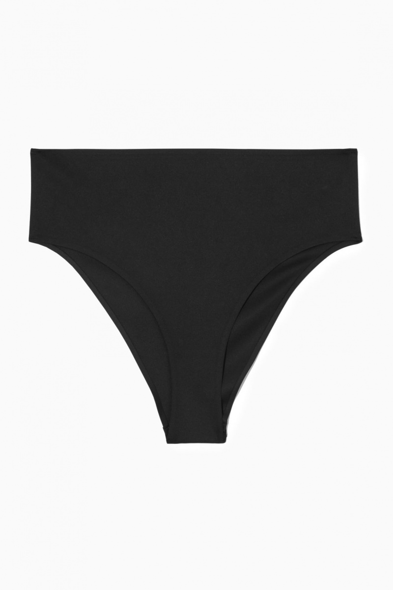 Dámské Plavky COS High-Waisted Bikiny Briefs Černé | EJQZ-45908