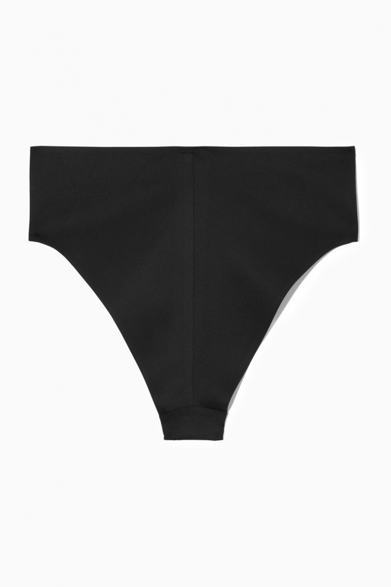 Dámské Plavky COS High-Waisted Bikiny Briefs Černé | EJQZ-45908