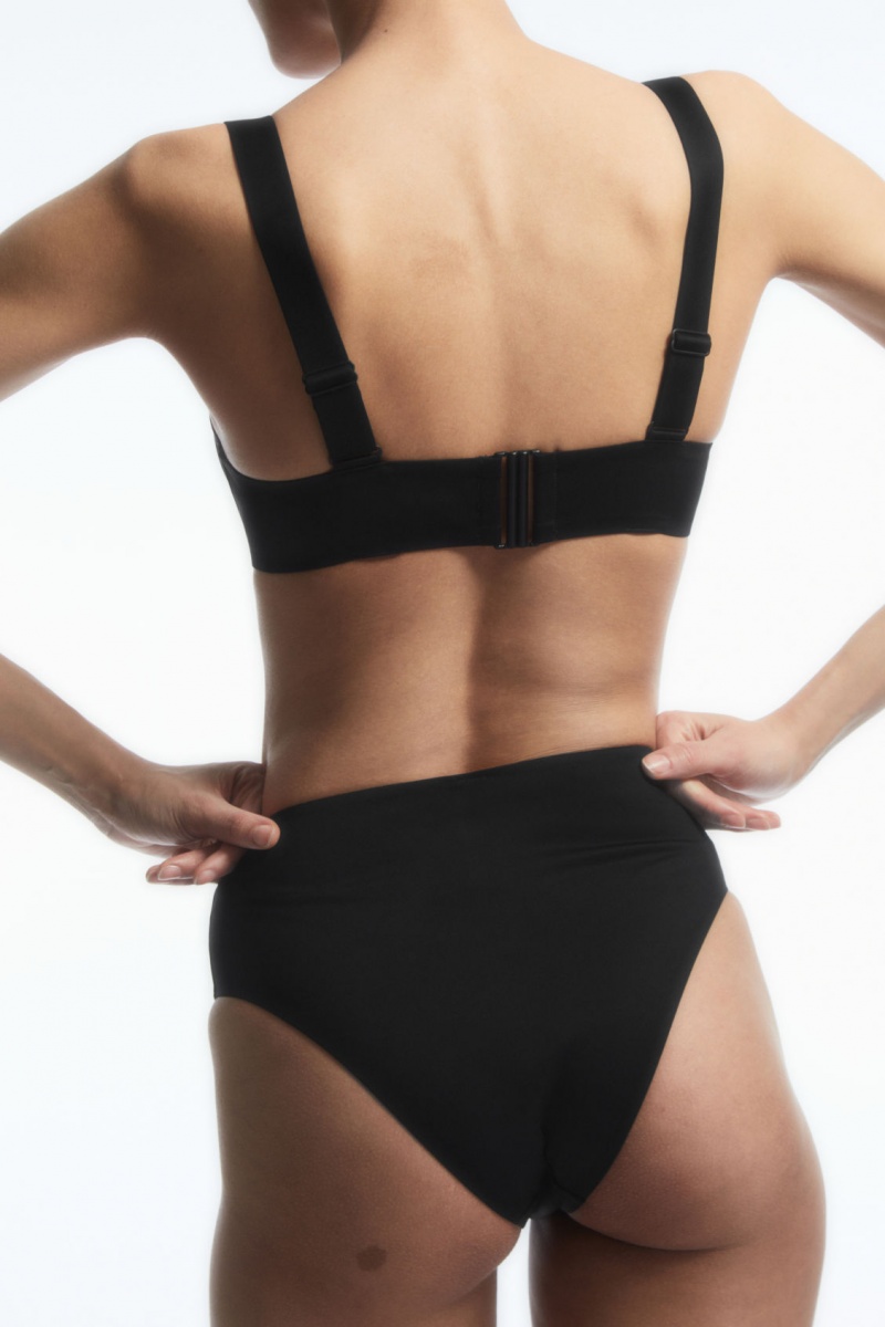Dámské Plavky COS Scoop Underwired Bikiny Černé | HXMD-47501