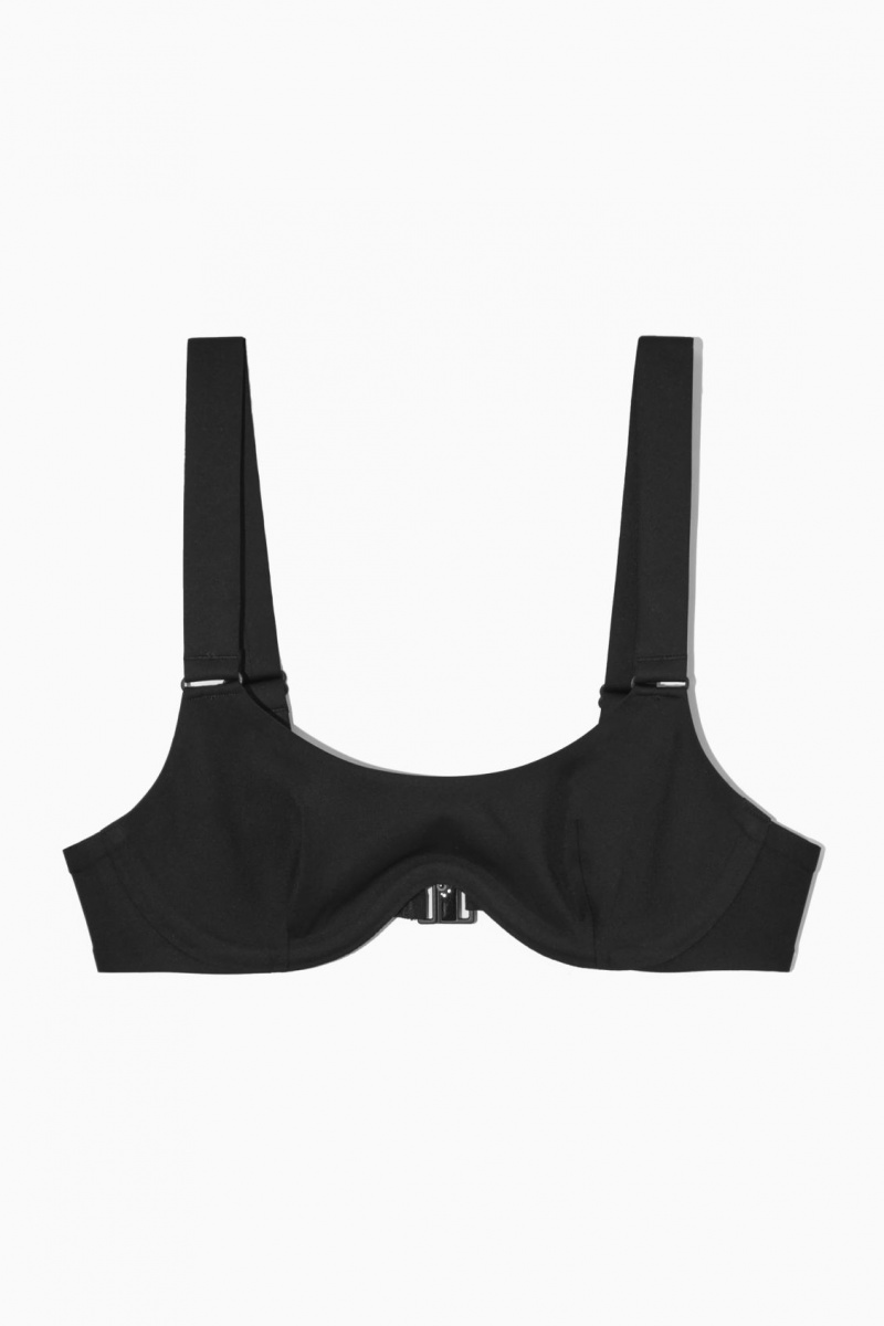 Dámské Plavky COS Scoop Underwired Bikiny Černé | HXMD-47501