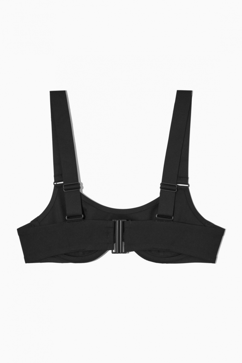 Dámské Plavky COS Scoop Underwired Bikiny Černé | HXMD-47501