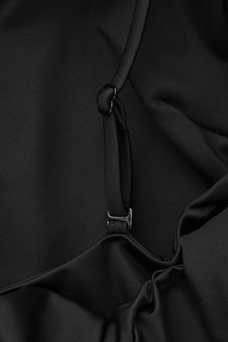 Dámské Plavky COS The Ruffled Černé | CGYL-06458