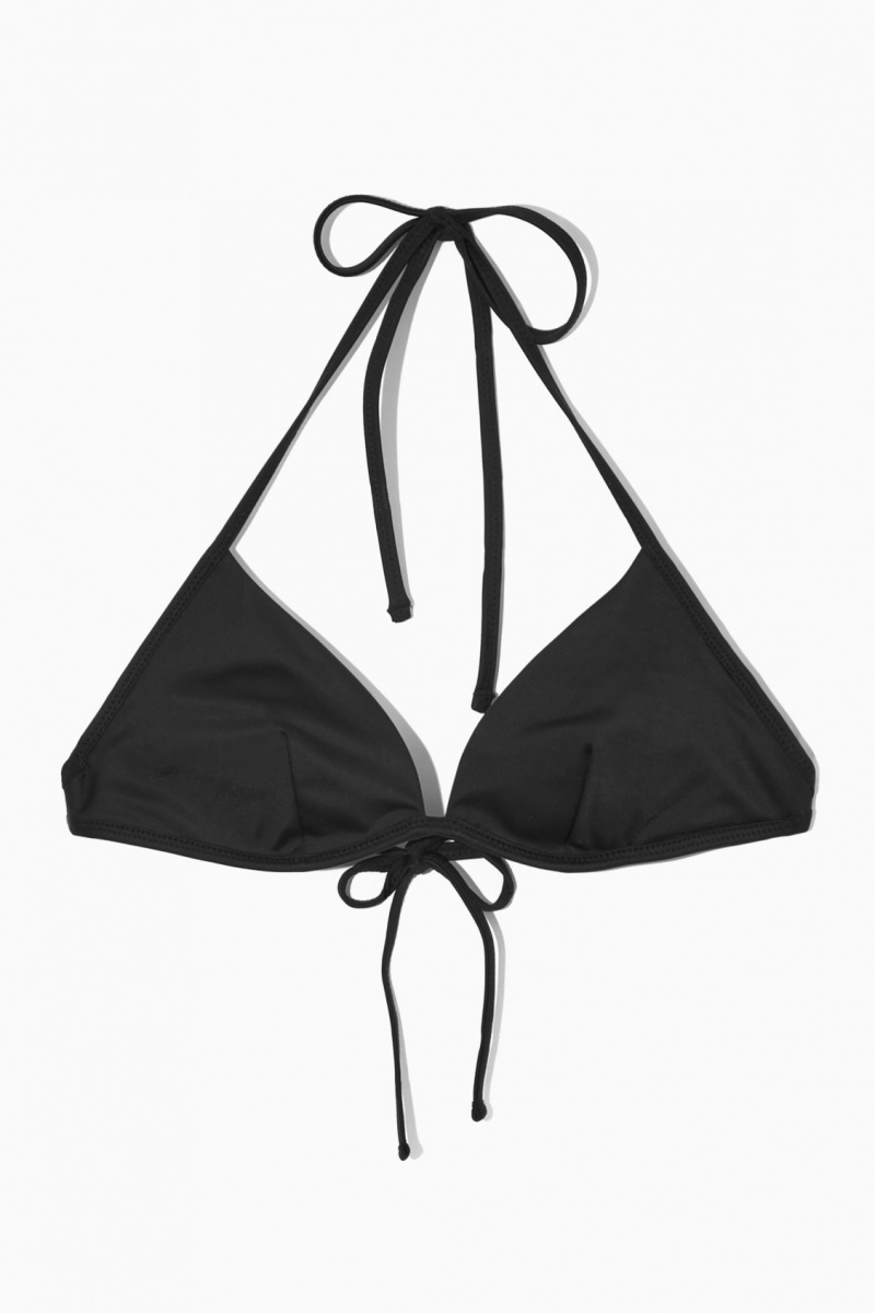 Dámské Plavky COS Underwired Triangle Bikiny Černé | HSEJ-68523