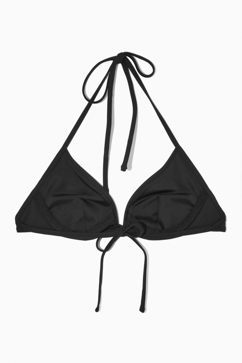 Dámské Plavky COS Underwired Triangle Bikiny Černé | HSEJ-68523