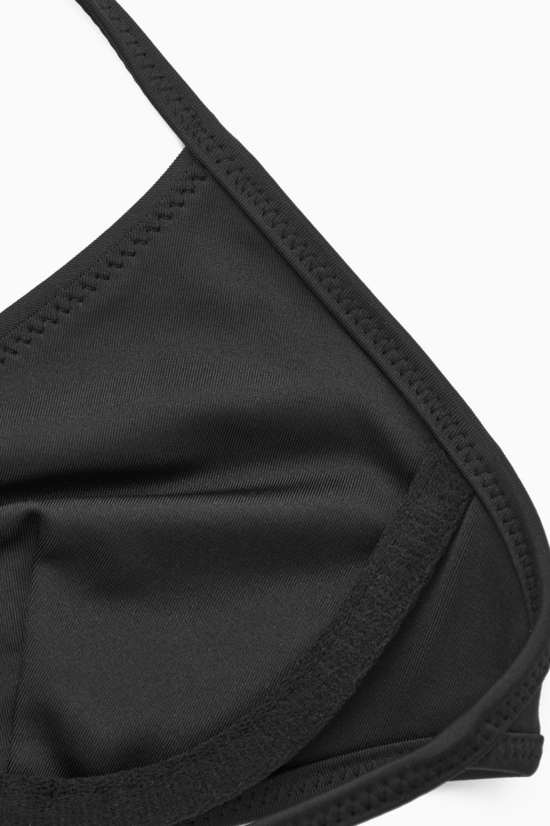 Dámské Plavky COS Underwired Triangle Bikiny Černé | HSEJ-68523