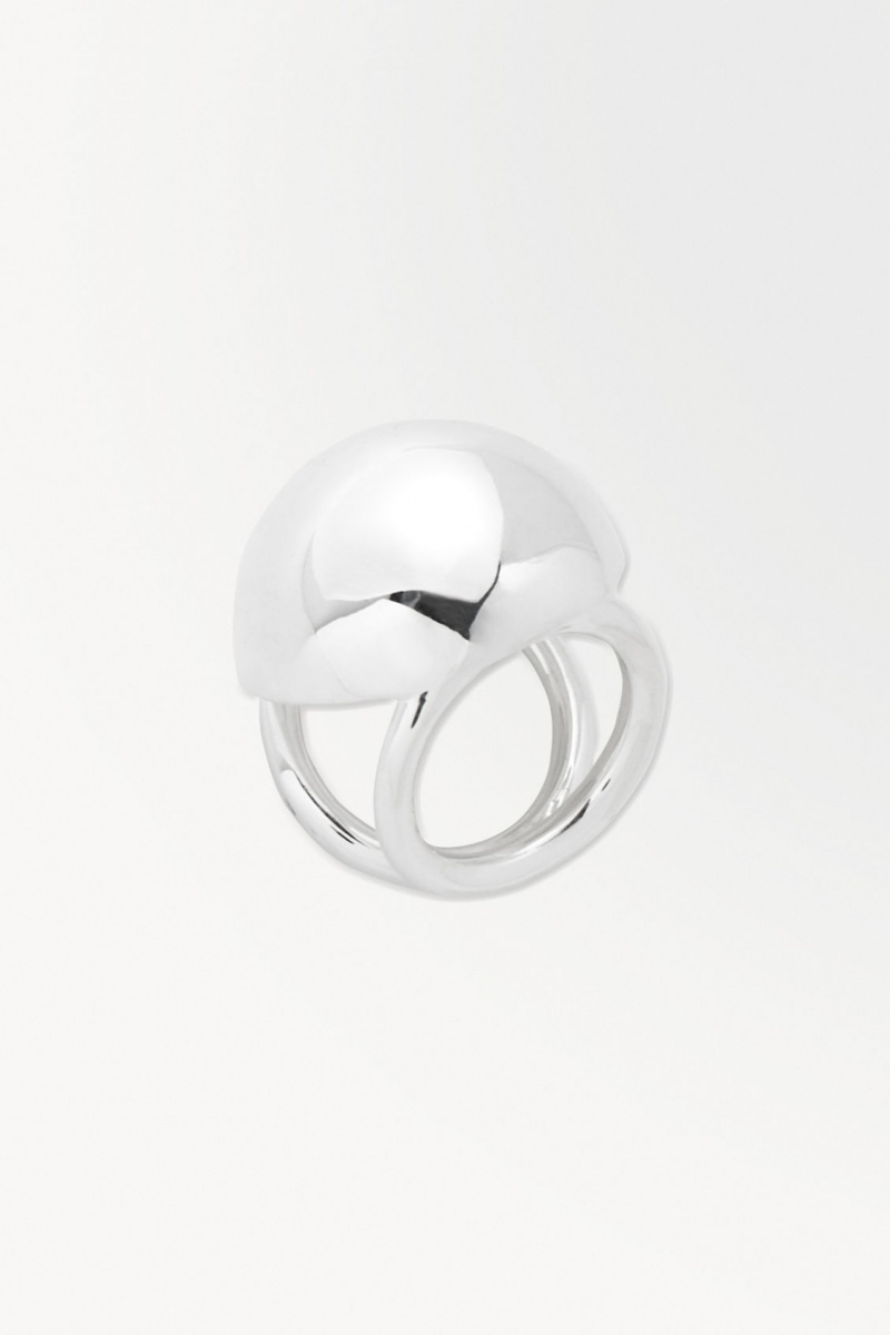 Dámské Prsteny COS The Sphere Scarf Stříbrné | TULD-38567