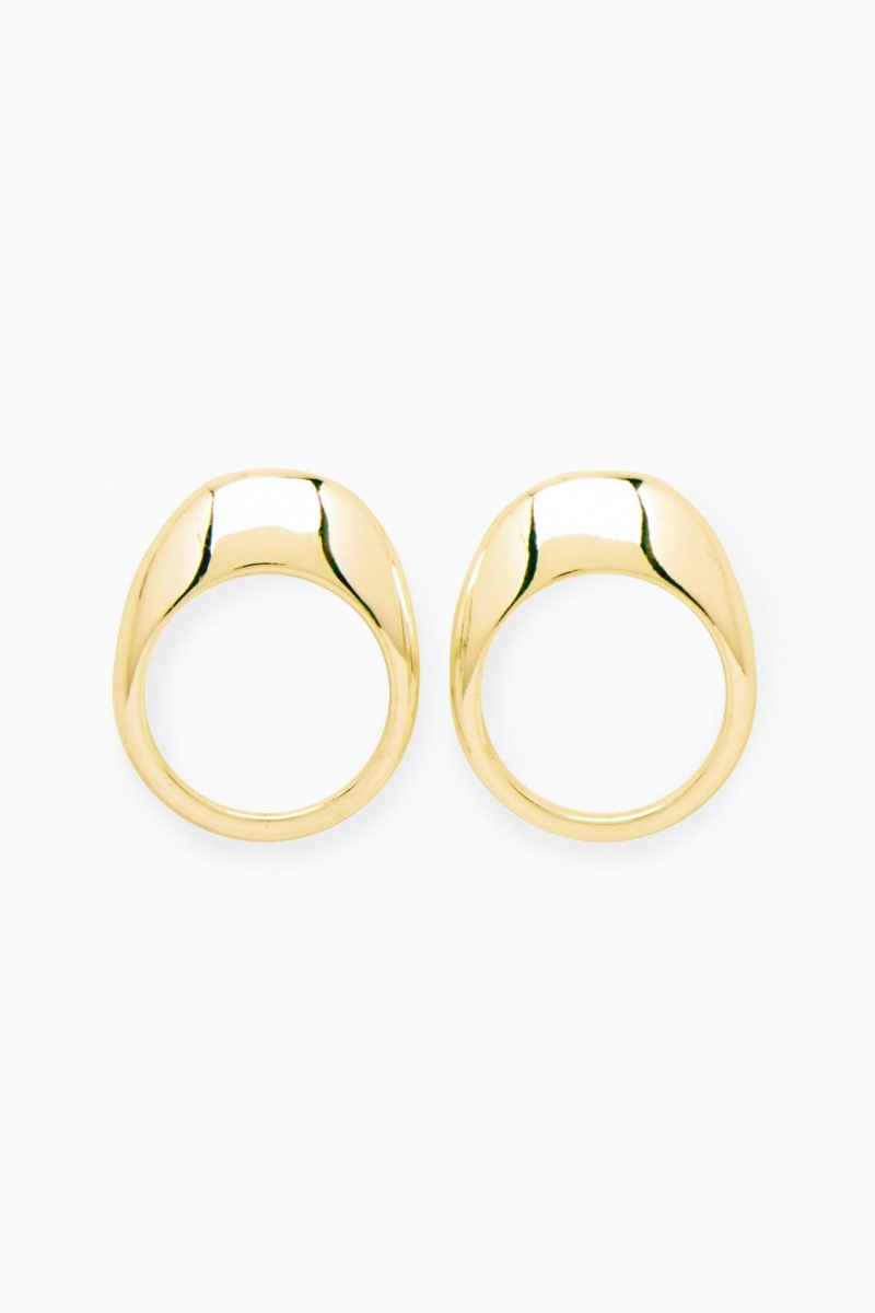 Dámské Prsteny COS Two-Pack Domed Zlaté | FAEL-28160
