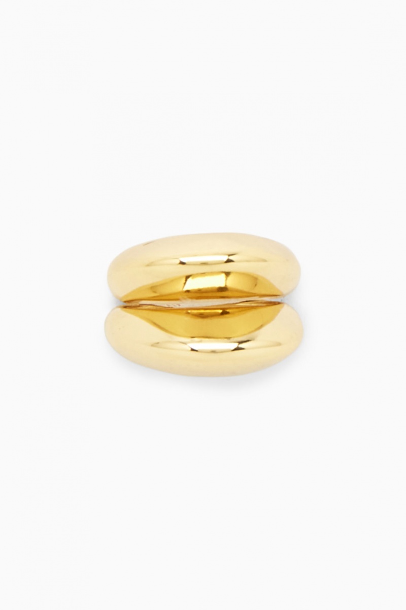 Dámské Prsteny COS Two-Pack Domed Zlaté | FAEL-28160