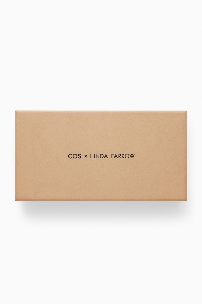 Dámské Sluneční Brýle COS The Square Acetate Černé | MRZL-82943