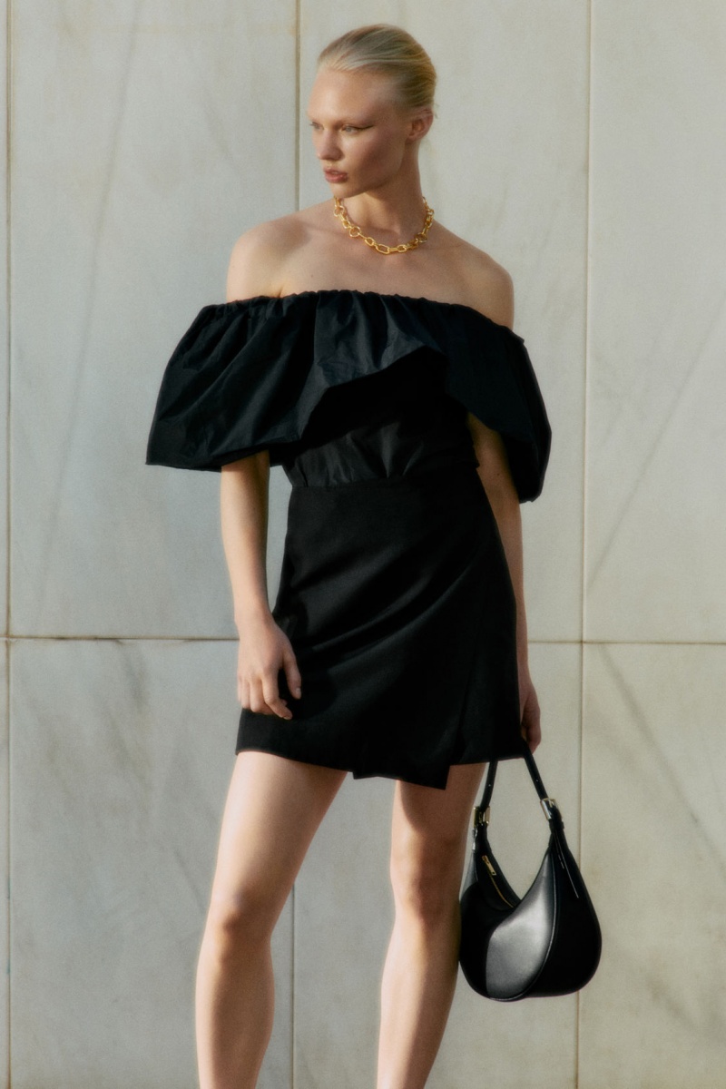 Dámské Sukně COS Asymmetric Mini Wrap Černé | BRAW-03894