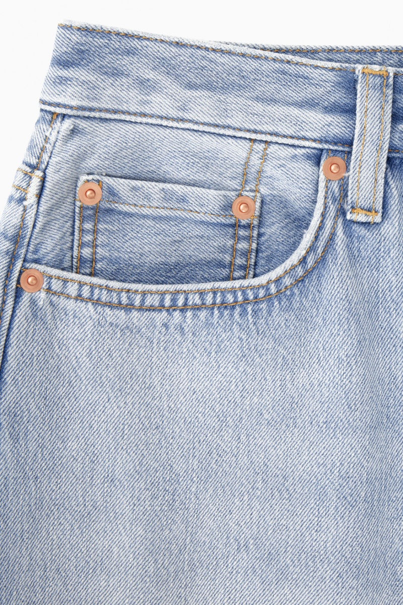 Dámské Sukně COS Denim Maxi Světle Blankyt | MNYF-20693