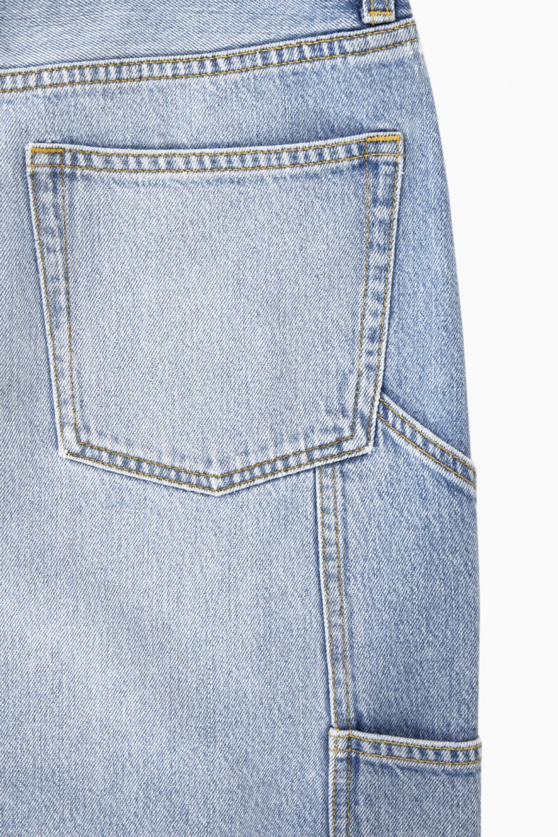 Dámské Sukně COS Denim Maxi Světle Blankyt | MNYF-20693
