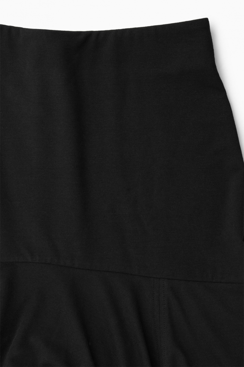 Dámské Sukně COS Flared Maxi Černé | HMJI-69381