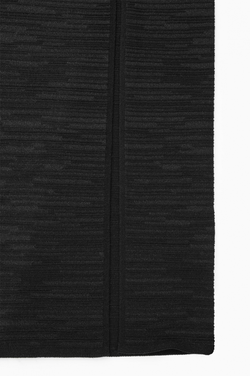 Dámské Sukně COS Sparkly Textured Pencil Černé | PRIZ-78624