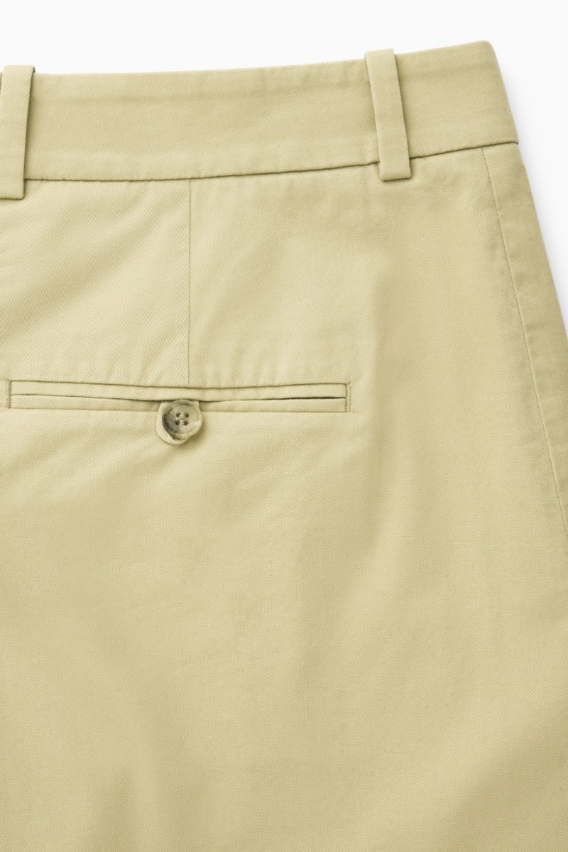 Dámské Sukně COS Tailored Plisovaný Mini Skort Béžový | DBSY-41768