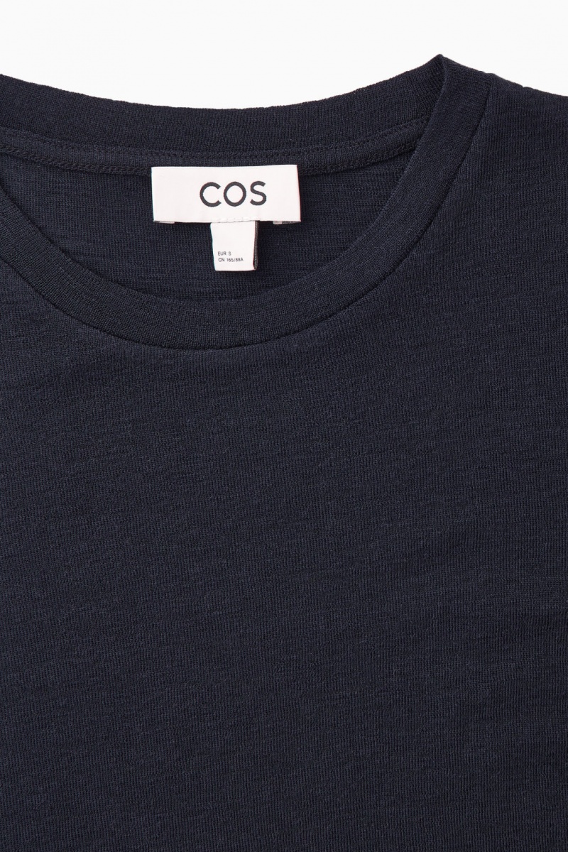 Dámské Svetry COS Crew-Neck Merino Vlna Top Tmavě Blankyt | FKTZ-40297