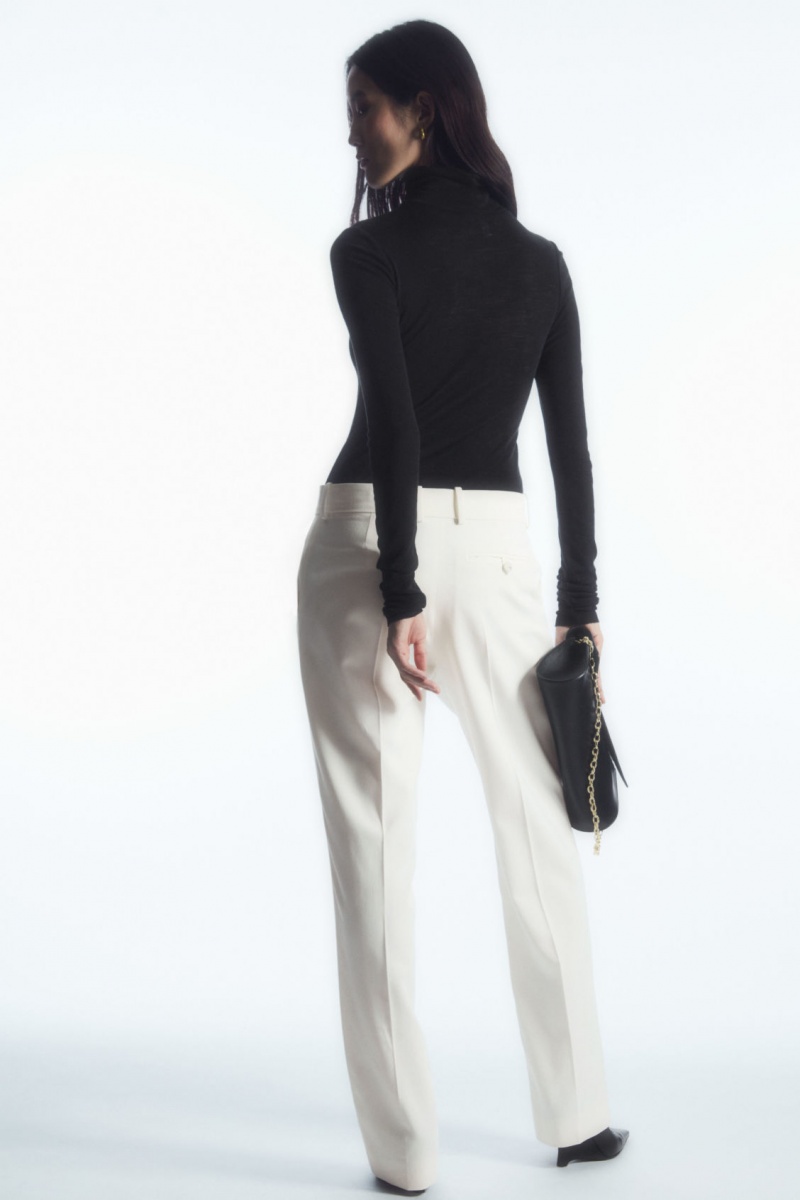 Dámské Svetry COS Merino Vlna Turtleneck Top Černé | TOPV-04372