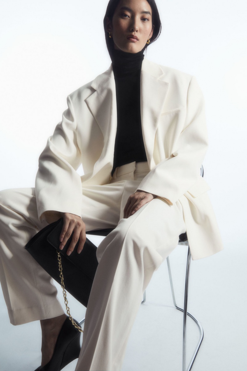 Dámské Svetry COS Merino Vlna Turtleneck Top Černé | TOPV-04372