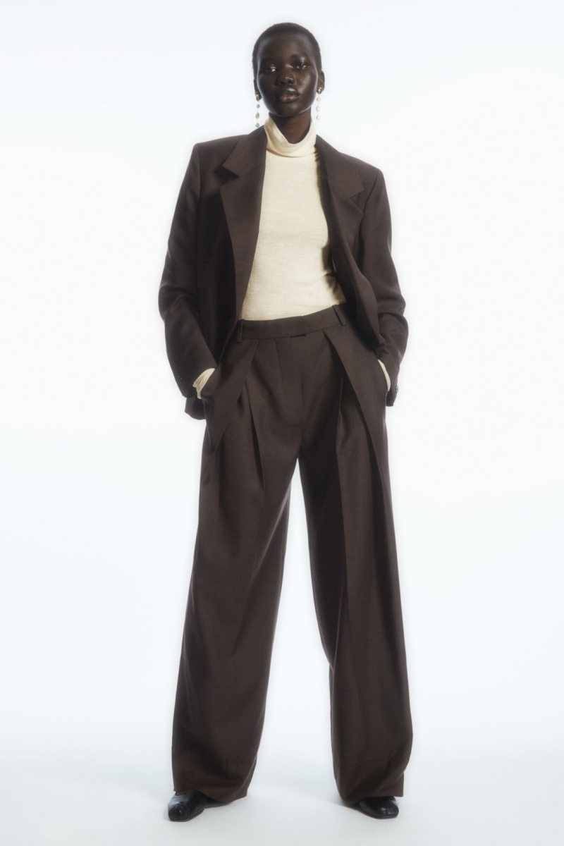 Dámské Svetry COS Merino Vlna Turtleneck Top Bílé | AKNT-78901