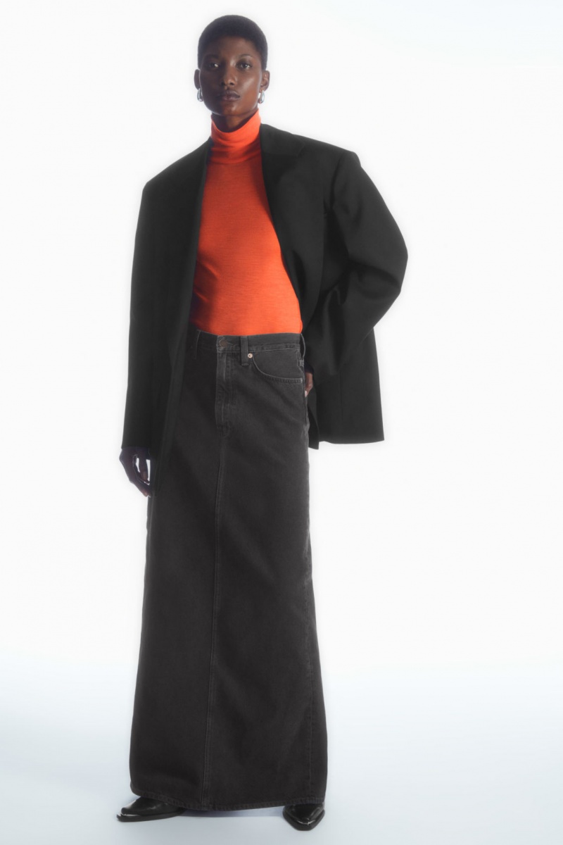 Dámské Svetry COS Merino Vlna Turtleneck Top Oranžové | SVTF-27069