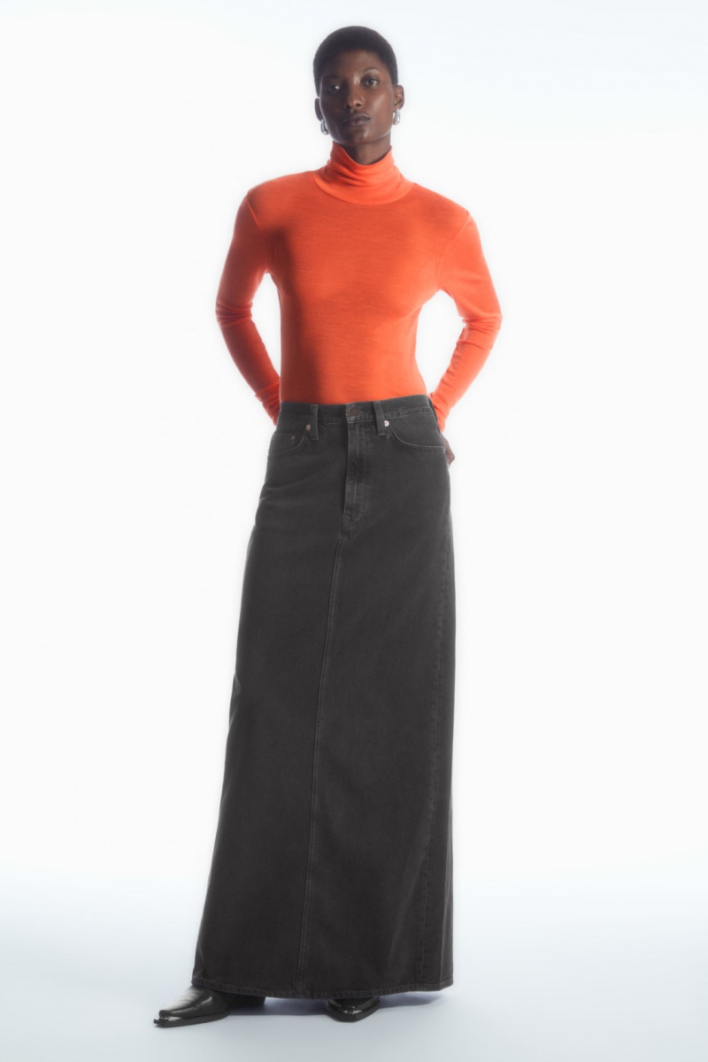 Dámské Svetry COS Merino Vlna Turtleneck Top Oranžové | SVTF-27069