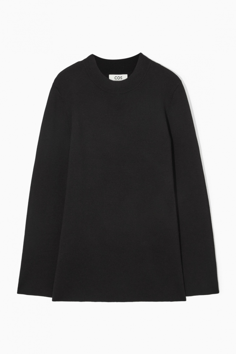 Dámské Svetry COS Milano-Knit Černé | TGMD-40192