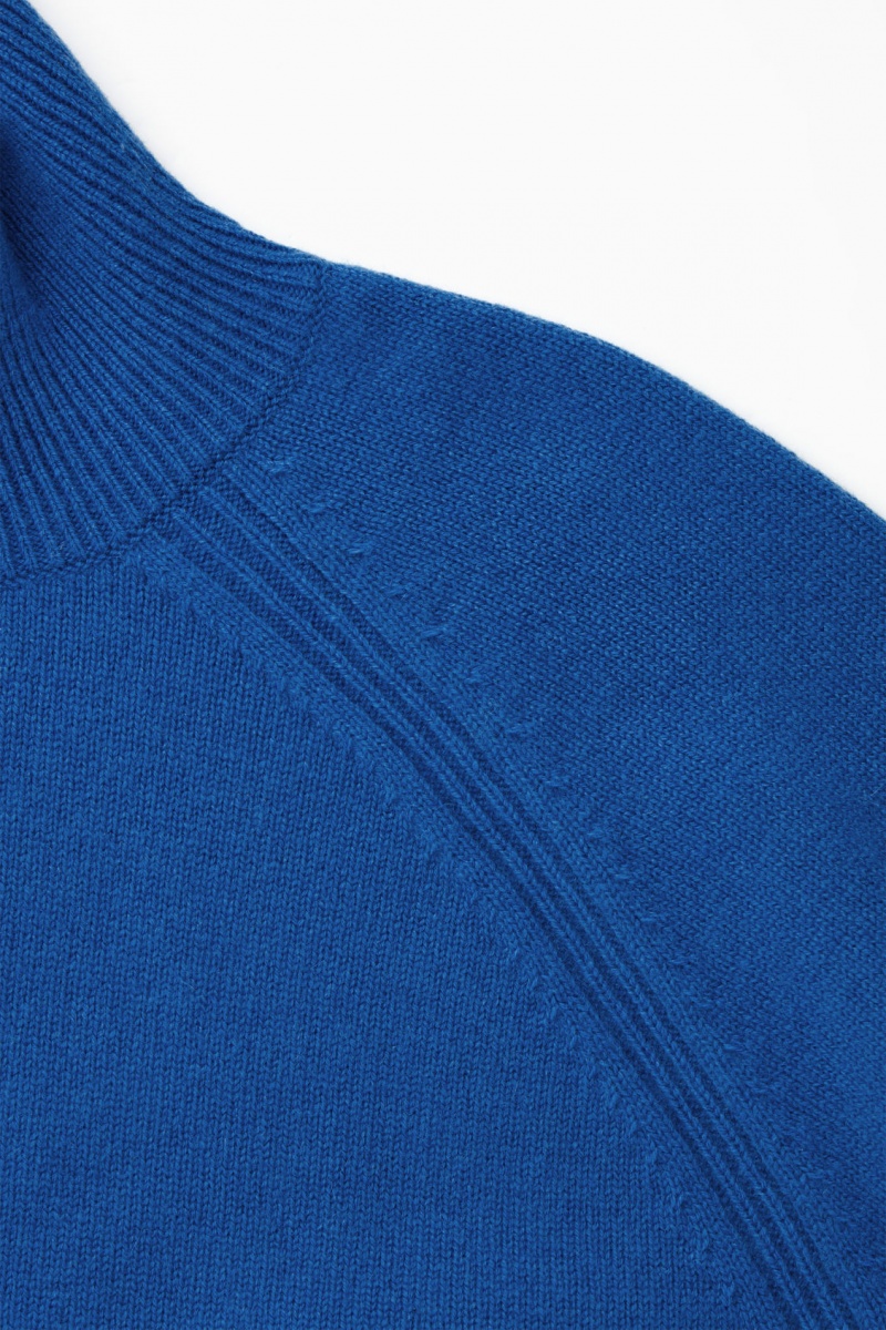 Dámské Svetry COS Pure Cashmere Turtleneck Blankyt | NMAD-83761