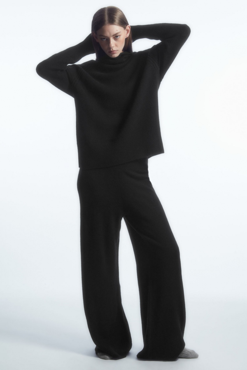 Dámské Svetry COS Pure Cashmere Turtleneck Černé | EQDA-12748