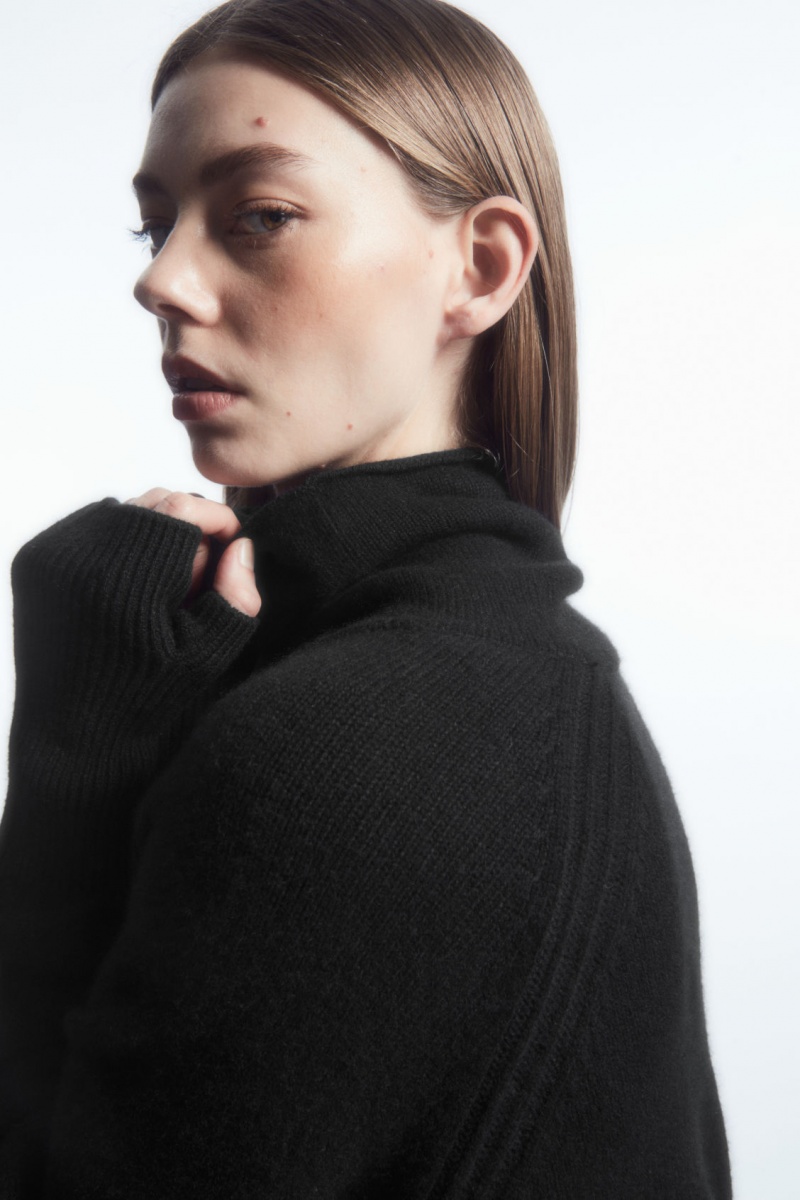 Dámské Svetry COS Pure Cashmere Turtleneck Černé | EQDA-12748