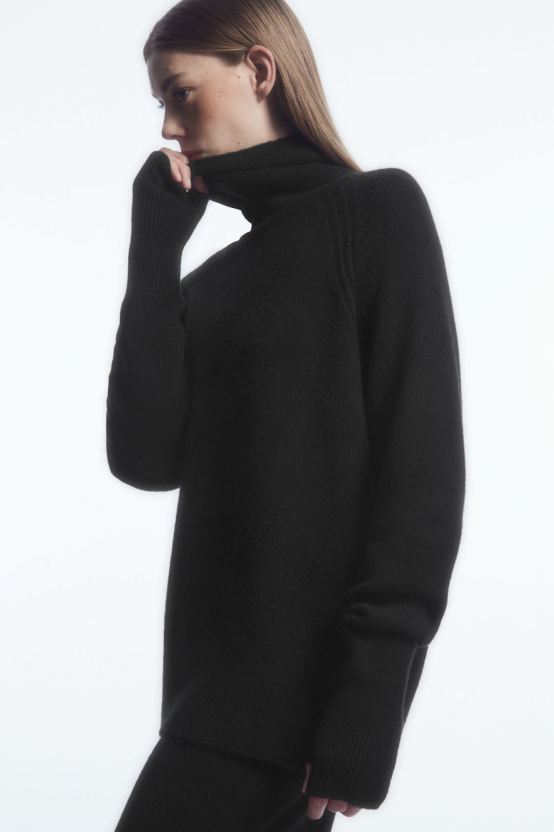 Dámské Svetry COS Pure Cashmere Turtleneck Černé | EQDA-12748