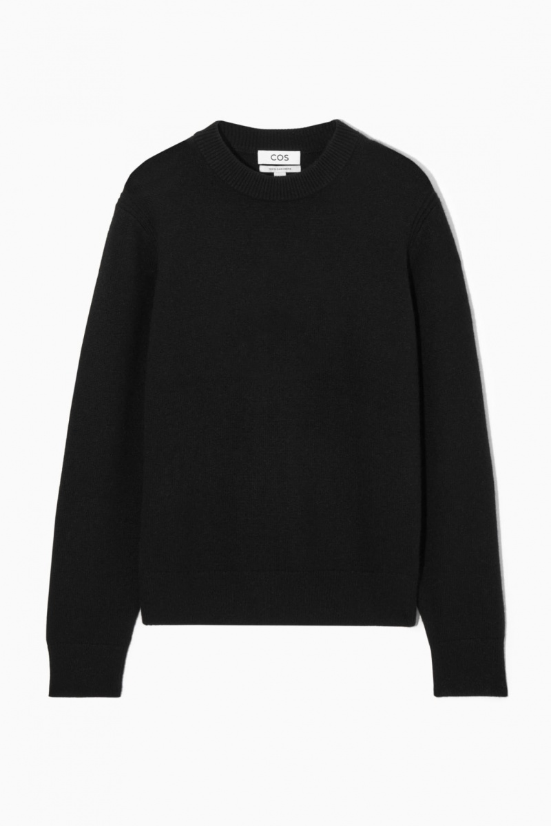 Dámské Svetry COS Pure Cashmere Černé | KLIN-25741