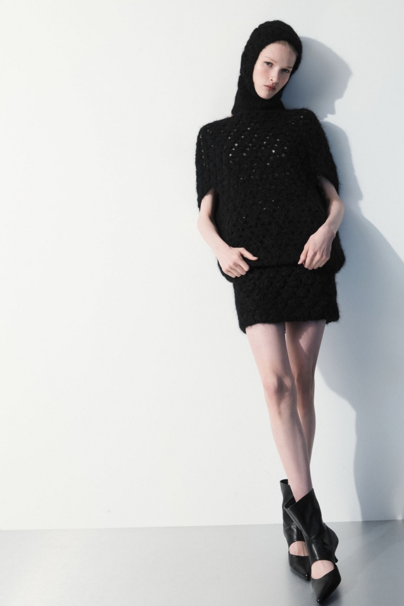 Dámské Svetry COS The Crochet-Knit Černé | BEPL-84165