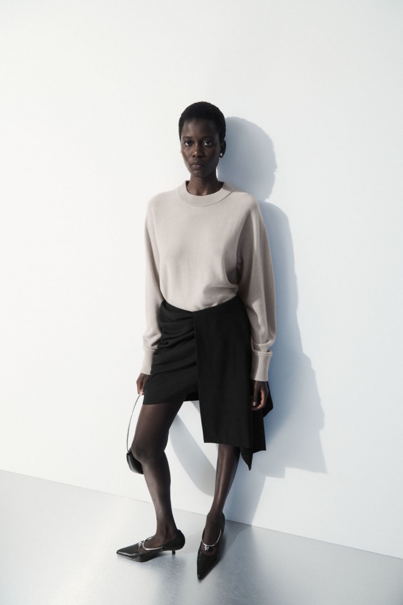 Dámské Svetry COS The Essential Cashmere Béžový | OCJX-30167