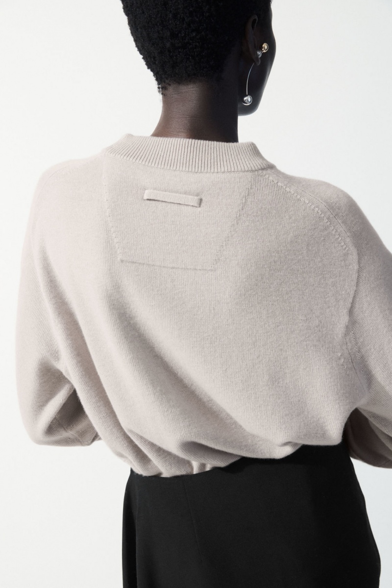 Dámské Svetry COS The Essential Cashmere Béžový | OCJX-30167