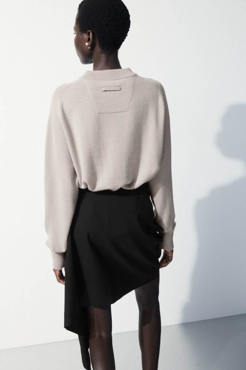 Dámské Svetry COS The Essential Cashmere Béžový | OCJX-30167