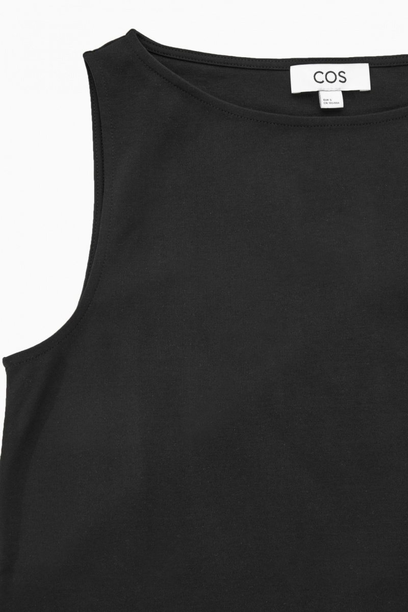 Dámské Tílko COS Lodní-Neck Černé | MDPW-74981