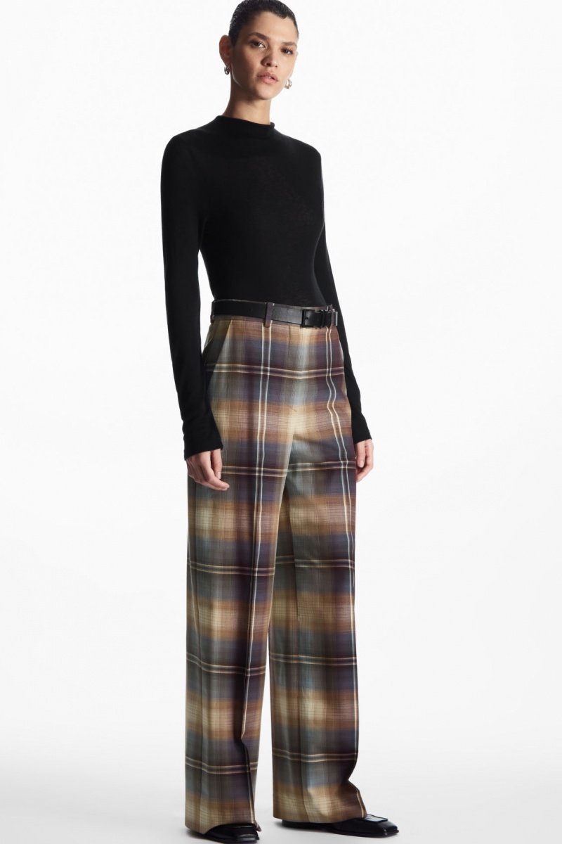 Dámské Topy COS Slim-Fit High-Neck Černé | NWVO-13097