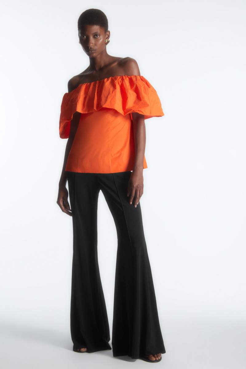 Dámské Topy COS Voluminous Off-The-Shoulder Světle Oranžové | HQAG-61438