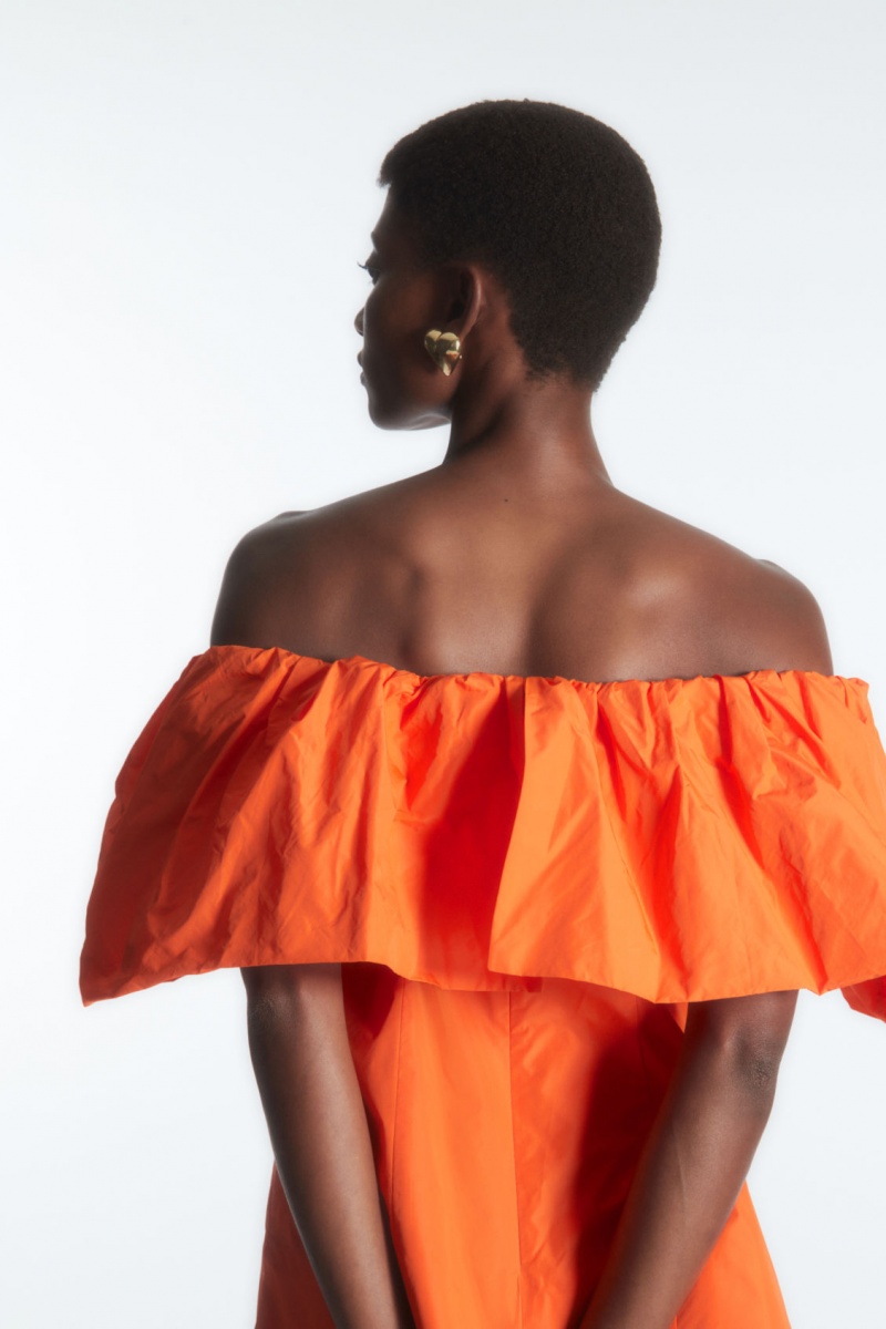 Dámské Topy COS Voluminous Off-The-Shoulder Světle Oranžové | HQAG-61438