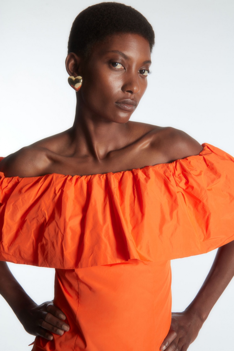 Dámské Topy COS Voluminous Off-The-Shoulder Světle Oranžové | HQAG-61438