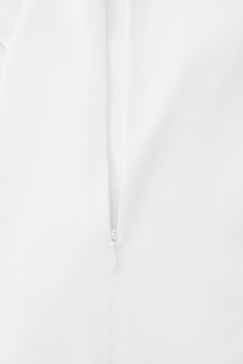 Dámské Tričko COS Power-Shoulder Waisted Bílé | YKRG-35248