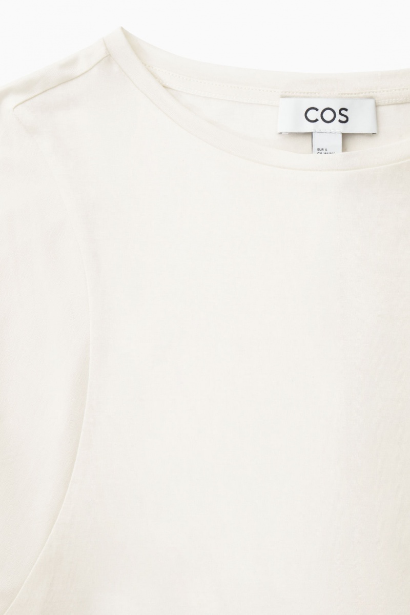 Dámské Tričko COS Pure Mulberry Silk Bílé | PNDW-28630