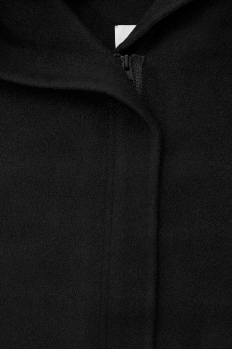 Dámské Vesta COS Double-Faced Hybridní S Kapucí Černé | RWSN-04186