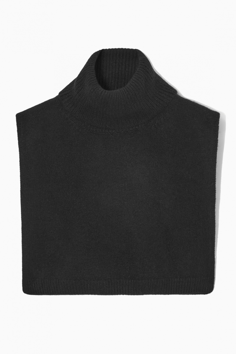 Dámské Vesta COS Open-Side Cashmere-Blend Roll-Neck Tank Černé | QUFP-49016
