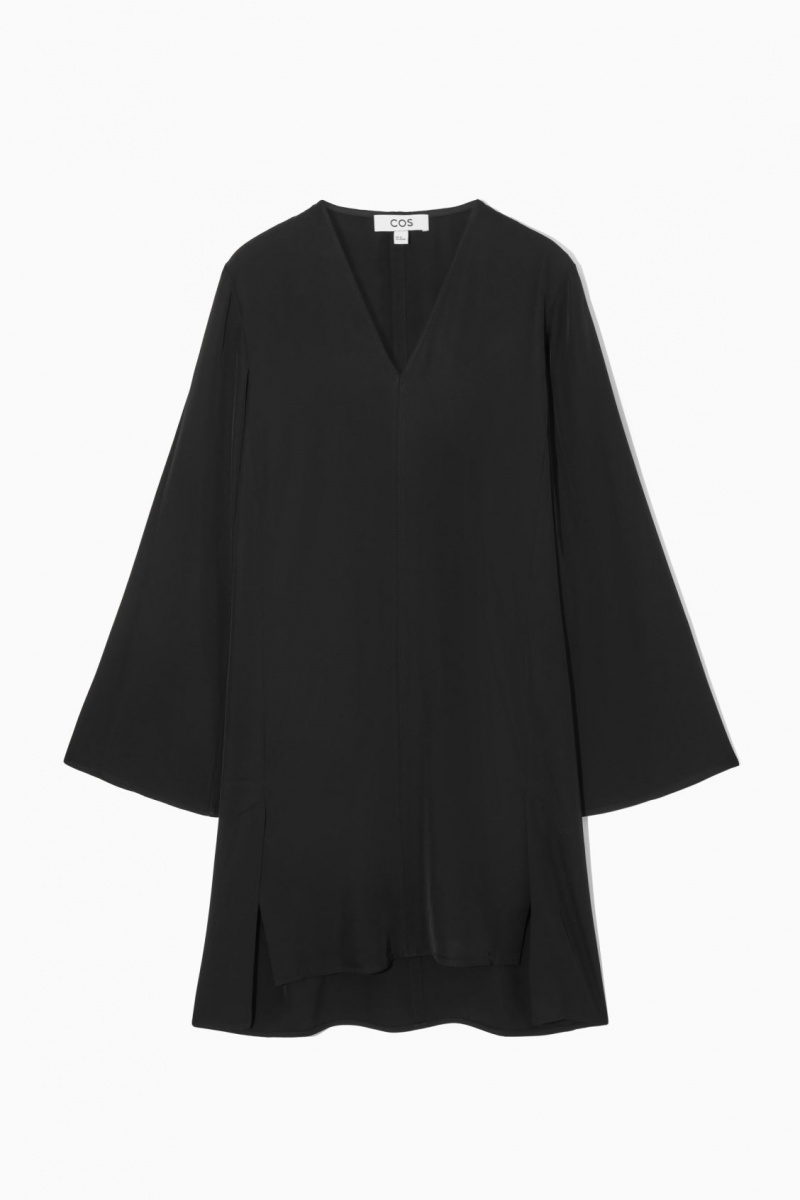 Dámské Šaty COS Asymmetric Tunic Černé | YQHT-06291