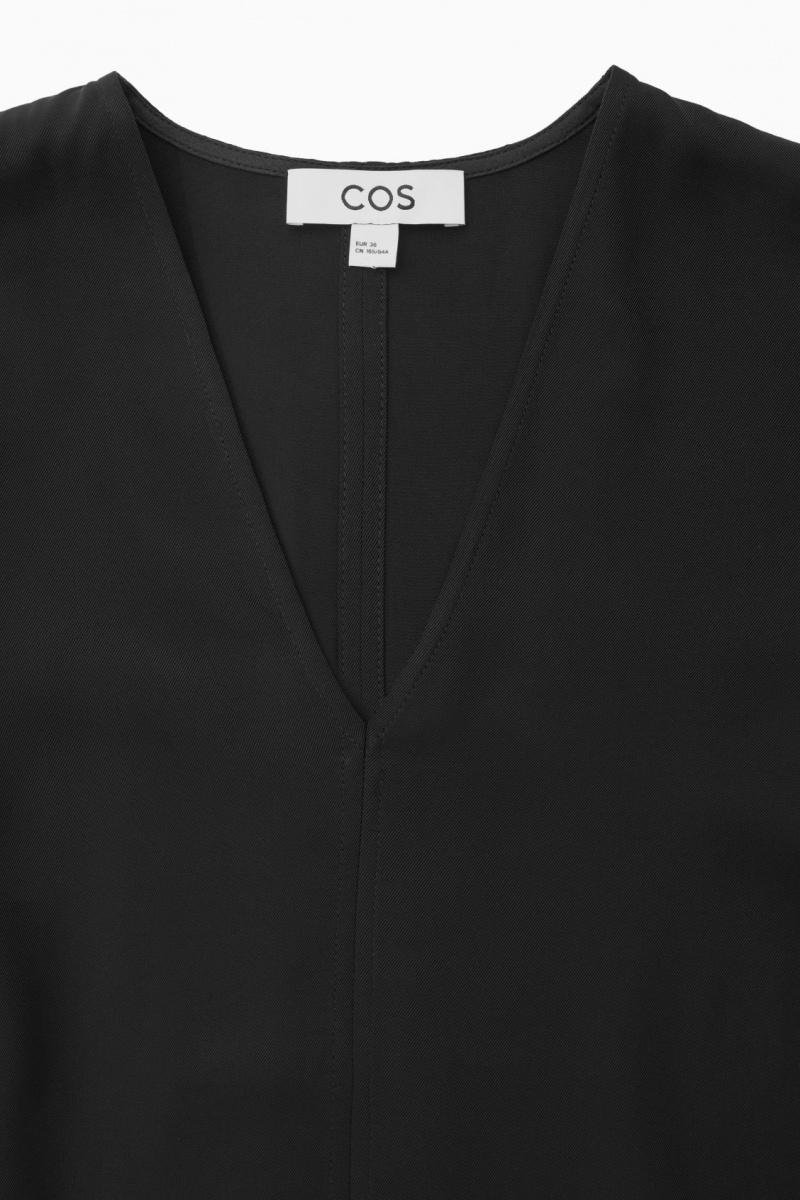 Dámské Šaty COS Asymmetric Tunic Černé | YQHT-06291