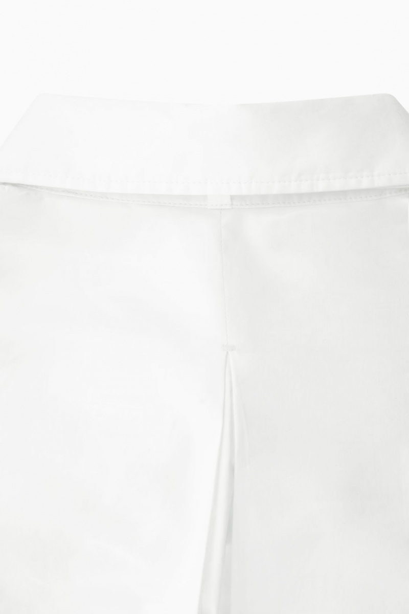 Dámské Šaty COS Bow Mini Bílé | WGJY-07815