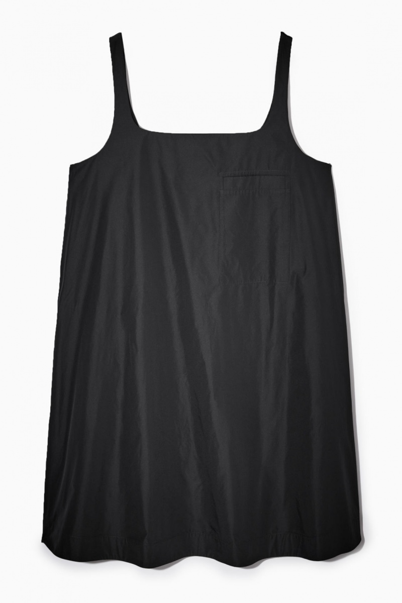 Dámské Šaty COS Contrast-Panel Mini Černé | FJAU-36487