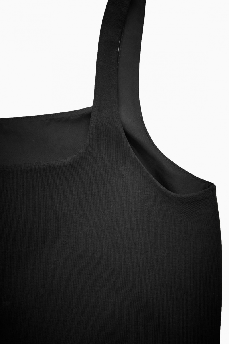 Dámské Šaty COS Contrast-Panel Mini Černé | FJAU-36487