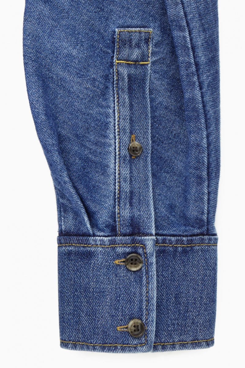 Dámské Šaty COS Oversized Waisted Denim Blankyt | ZQHR-41285
